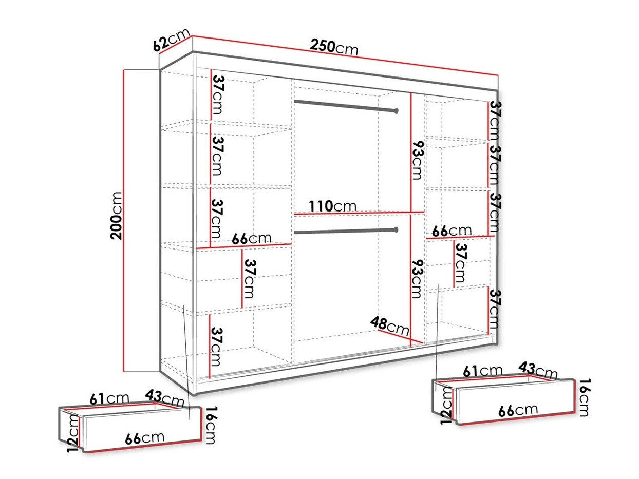 Garderobeskab Hartford 263