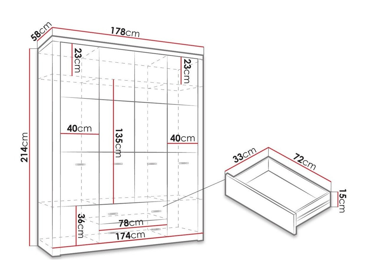 Wardrobe Stanton C116
