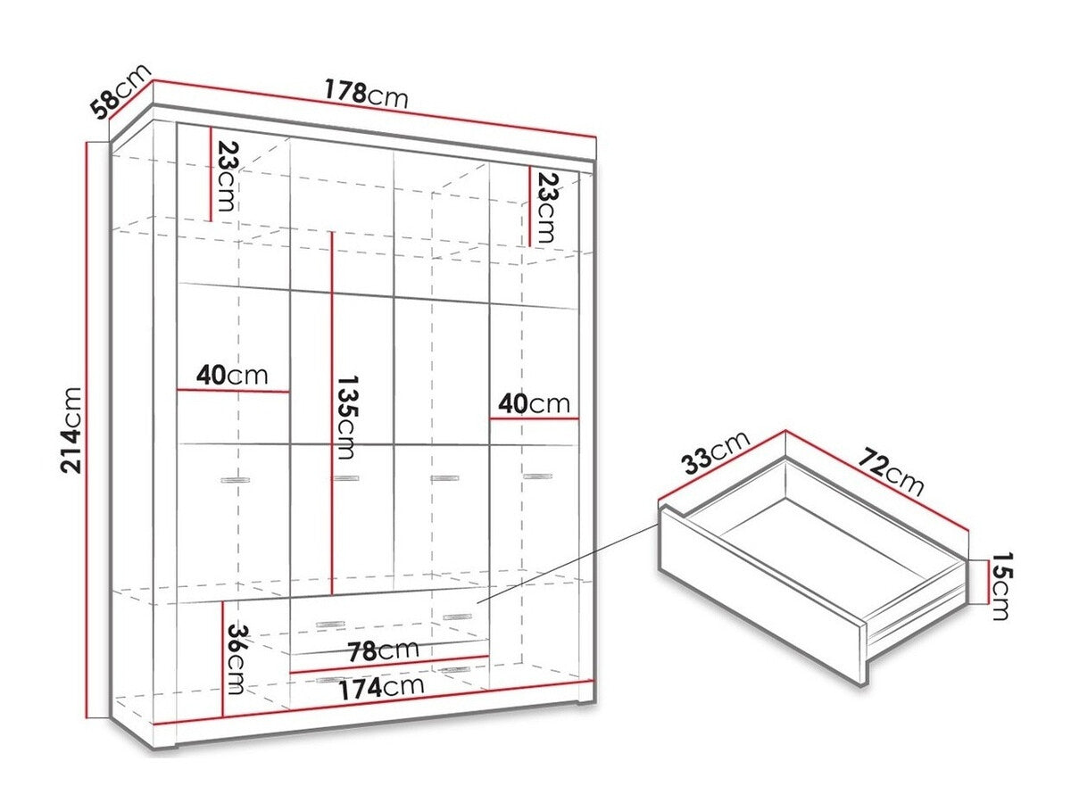 Wardrobe Stanton C116
