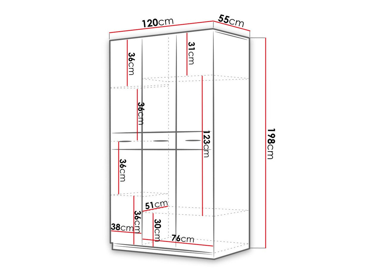 Wardrobe Nashville A107