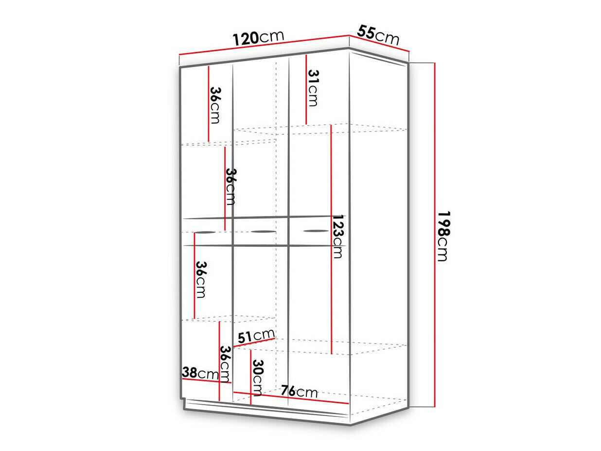 Wardrobe Nashville A107