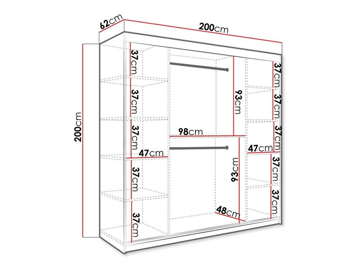 Garderobeskab Hartford 256