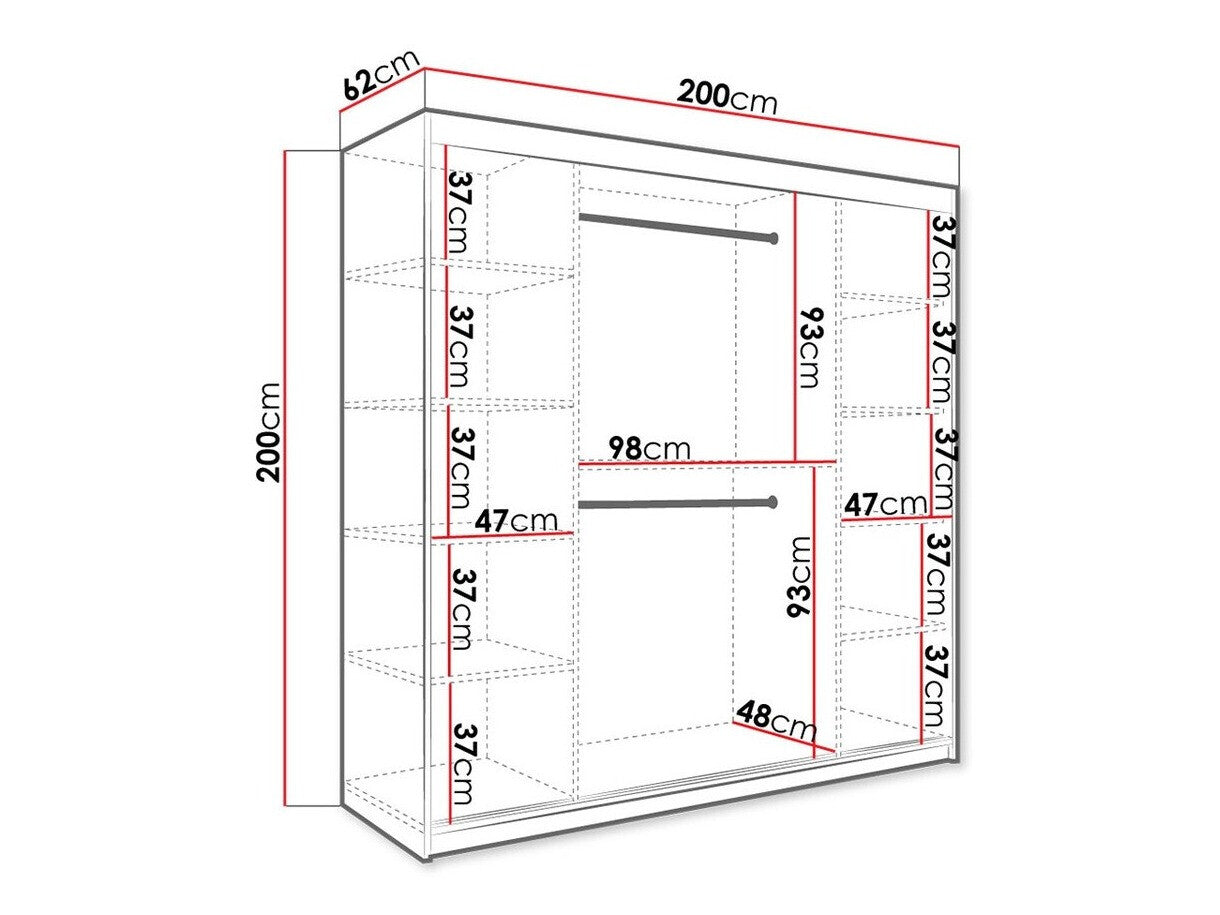 Garderobeskab Hartford 262