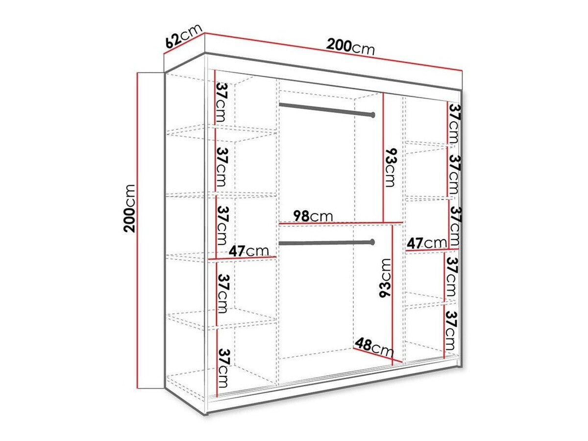 Garderobeskab Hartford 262