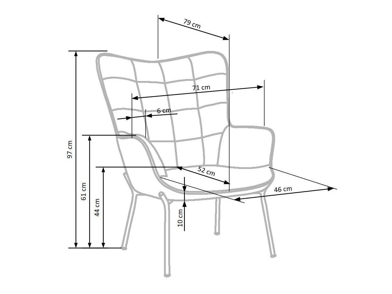 Lænestol Houston 868