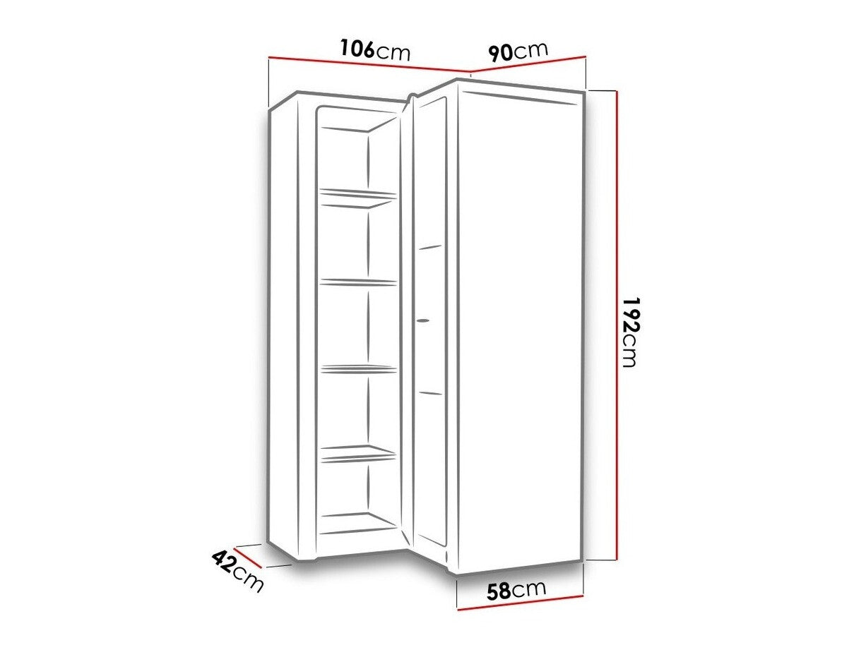 Corner wardrobe Stanton C111