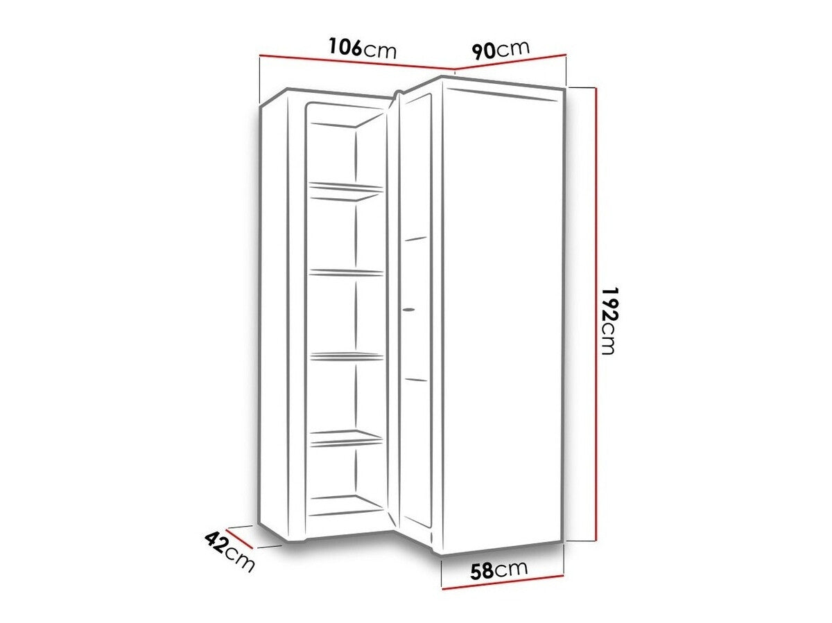 Corner wardrobe Stanton C111