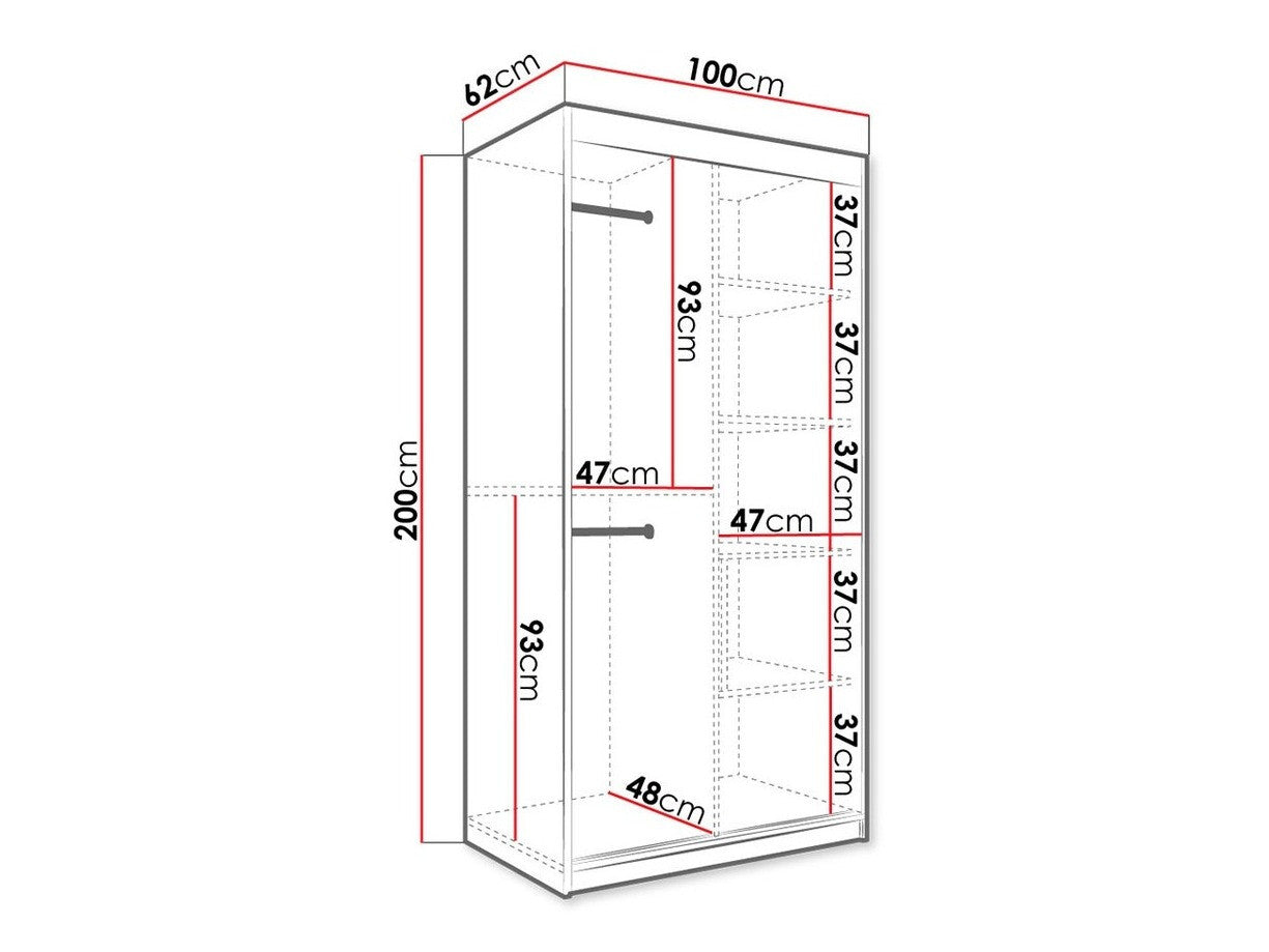 Garderobeskab Hartford 258