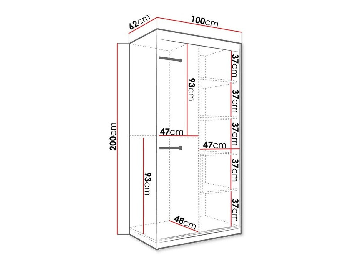 Garderobeskab Hartford 258