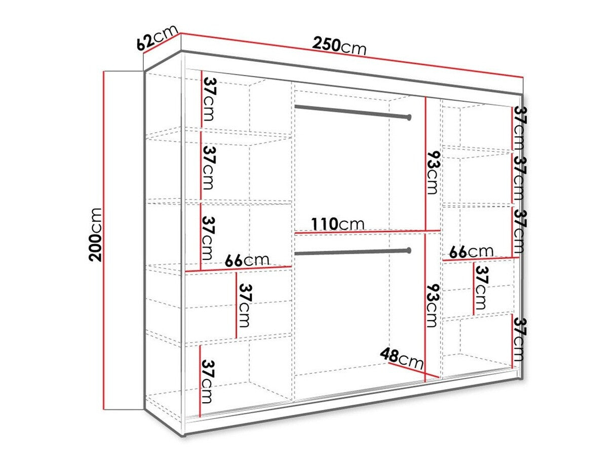 Garderobeskab Hartford 257