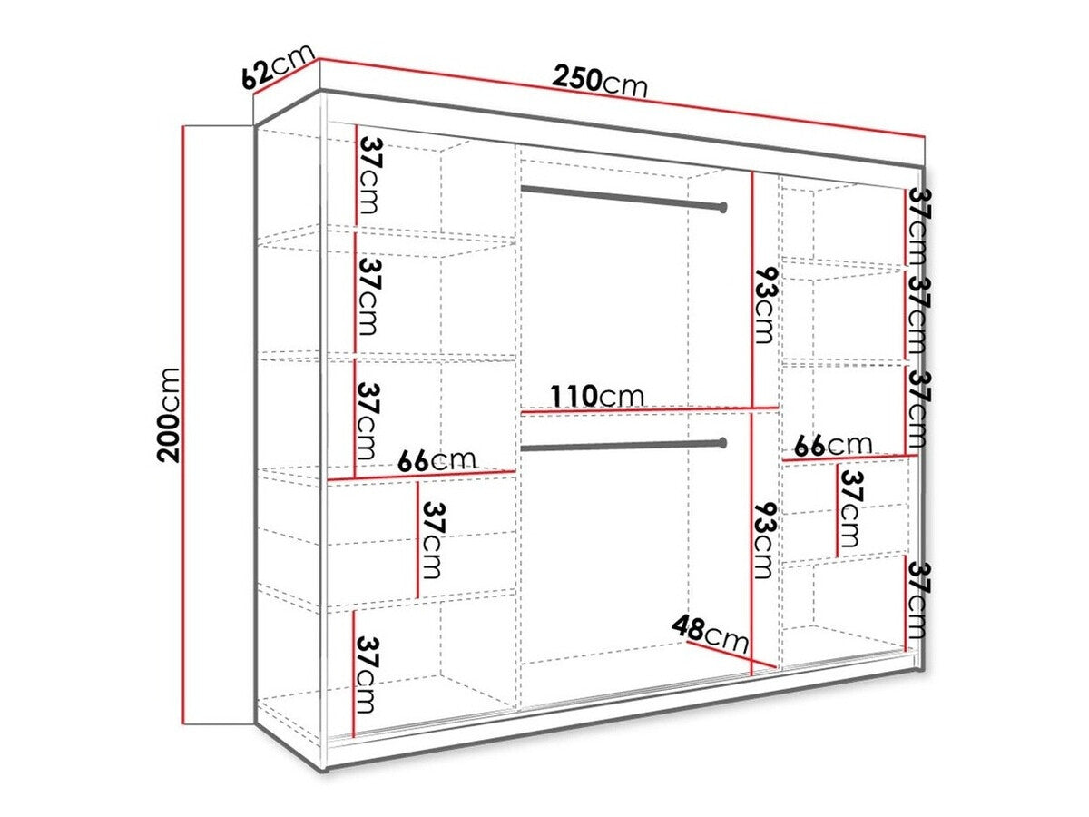 Garderobeskab Hartford 257