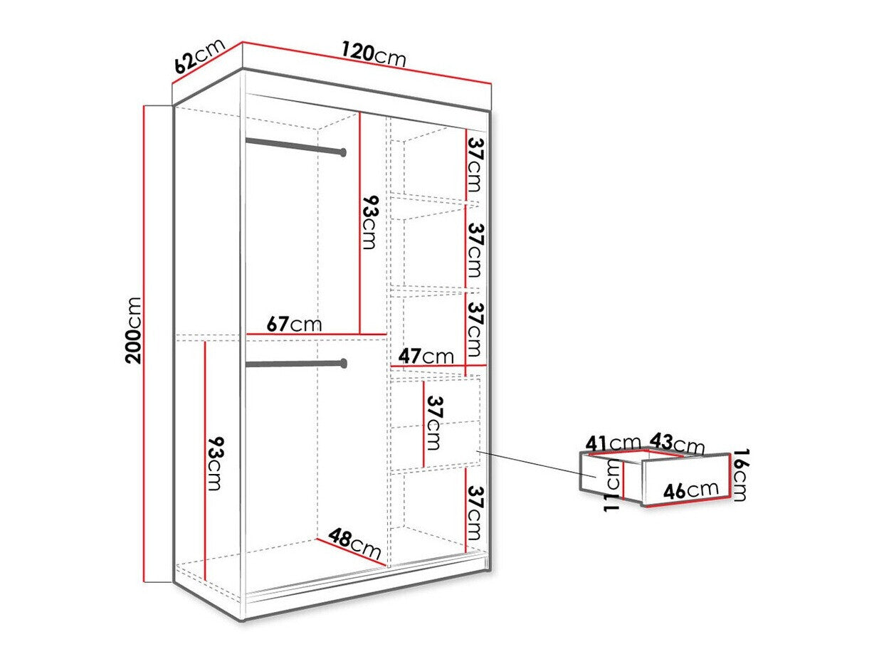 Garderobeskab Hartford 253