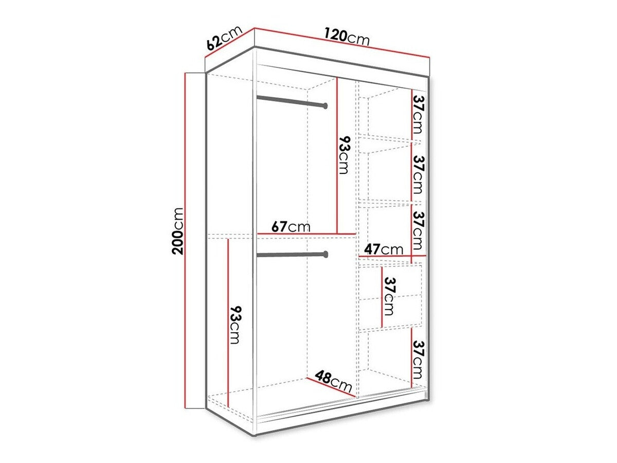 Garderobeskab Hartford 253