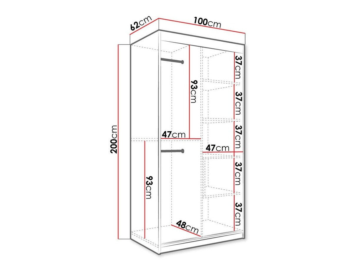 Garderobeskab Hartford 252