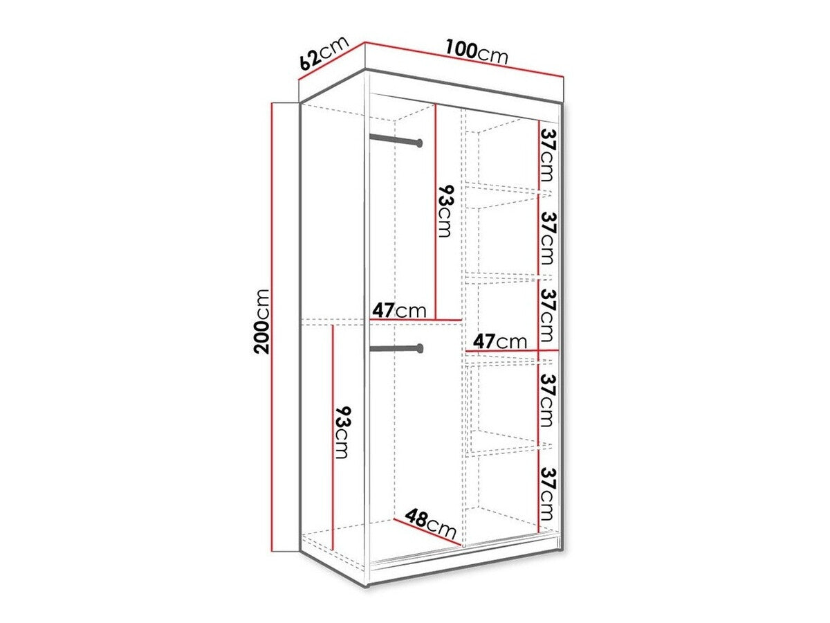 Garderobeskab Hartford 252
