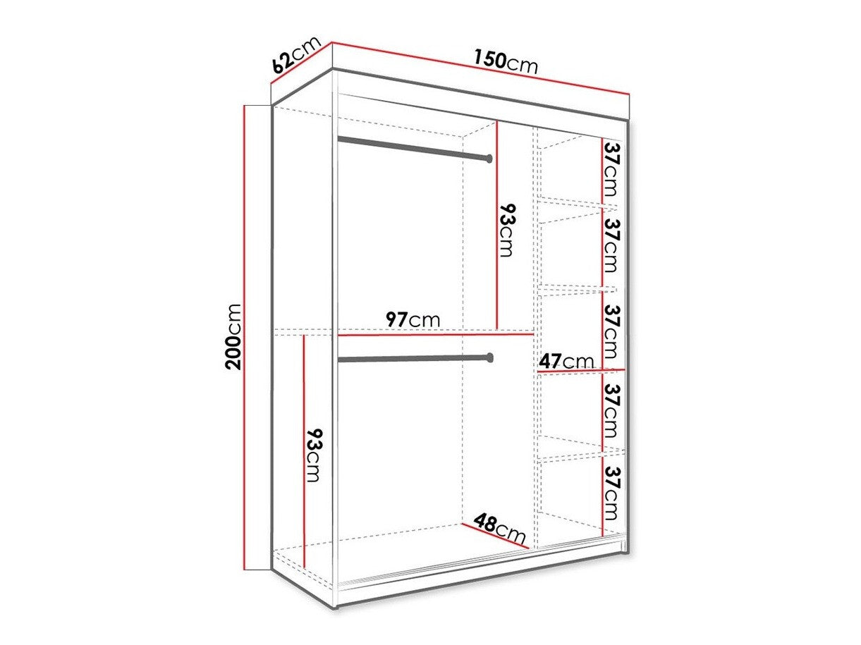 Garderobeskab Hartford 248