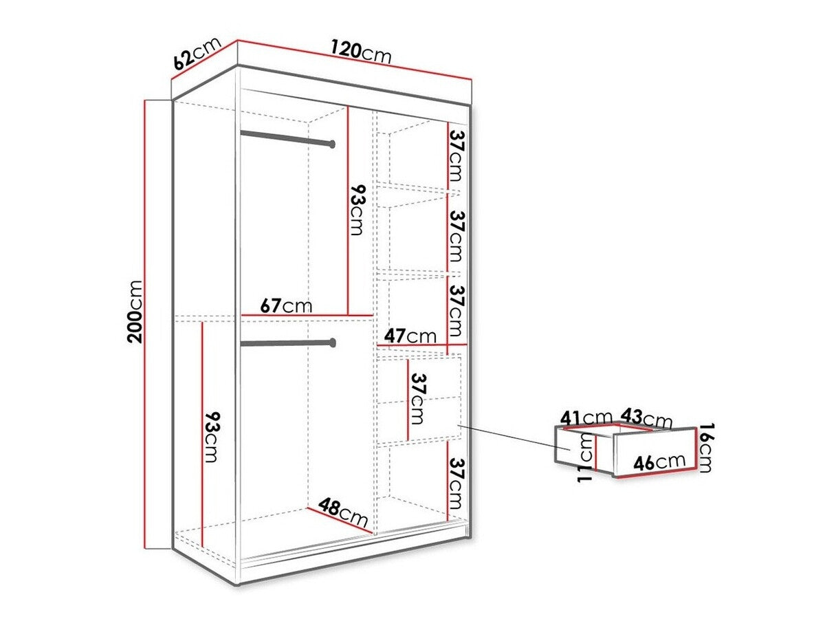 Garderobeskab Hartford 247