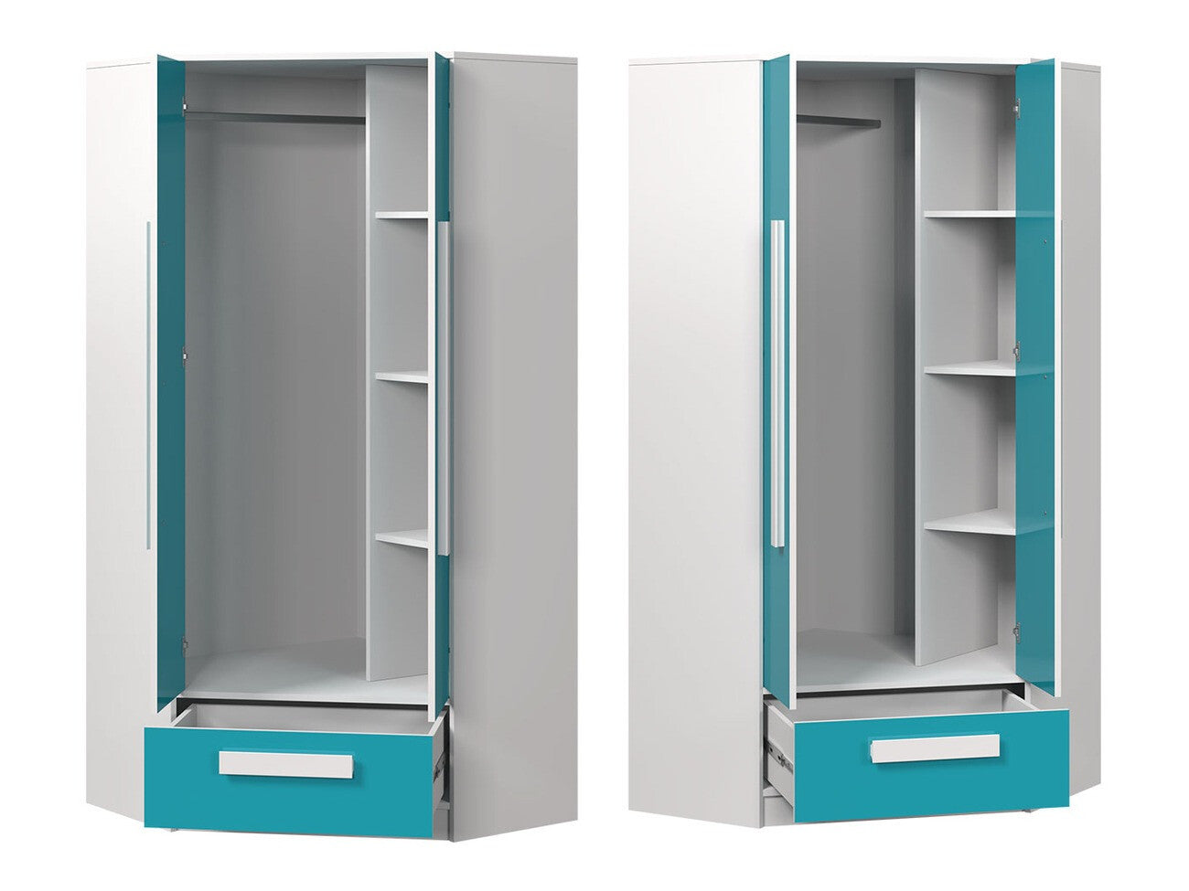 Corner wardrobe Akron J103