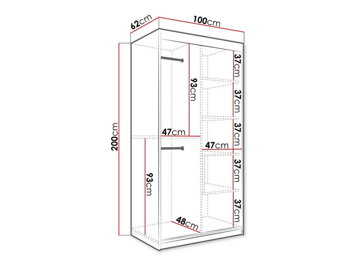 Garderobeskab Hartford 240