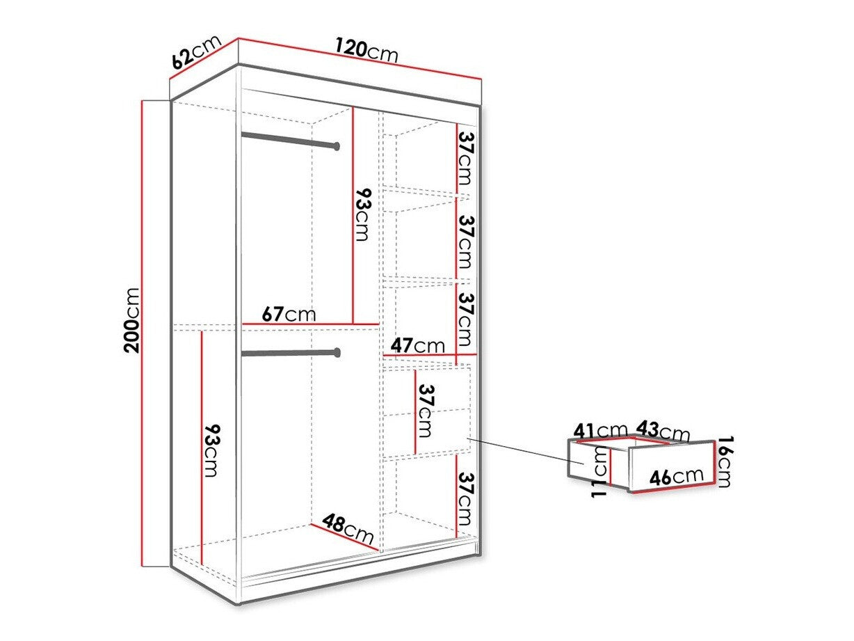 Garderobeskab Hartford 241