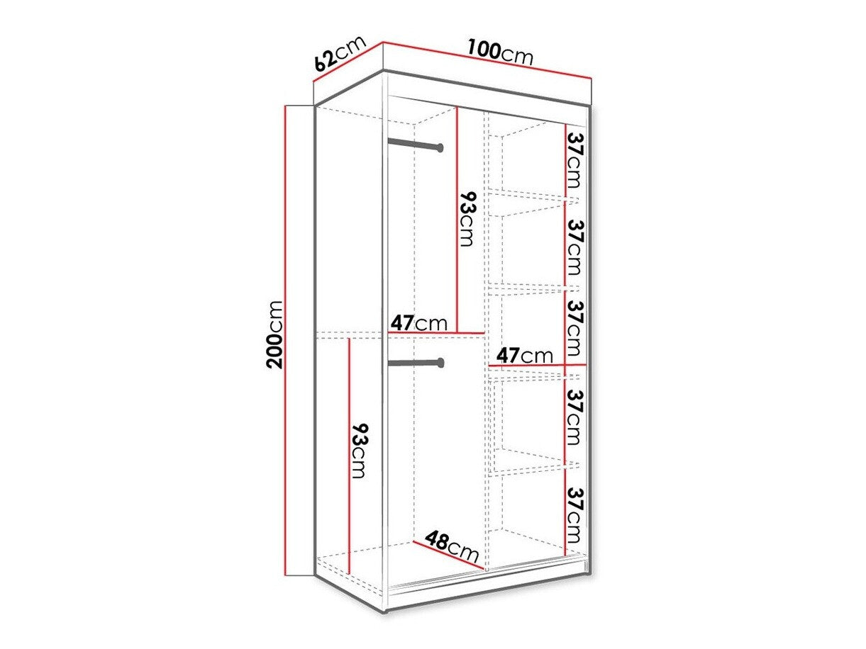 Garderobeskab Hartford 246