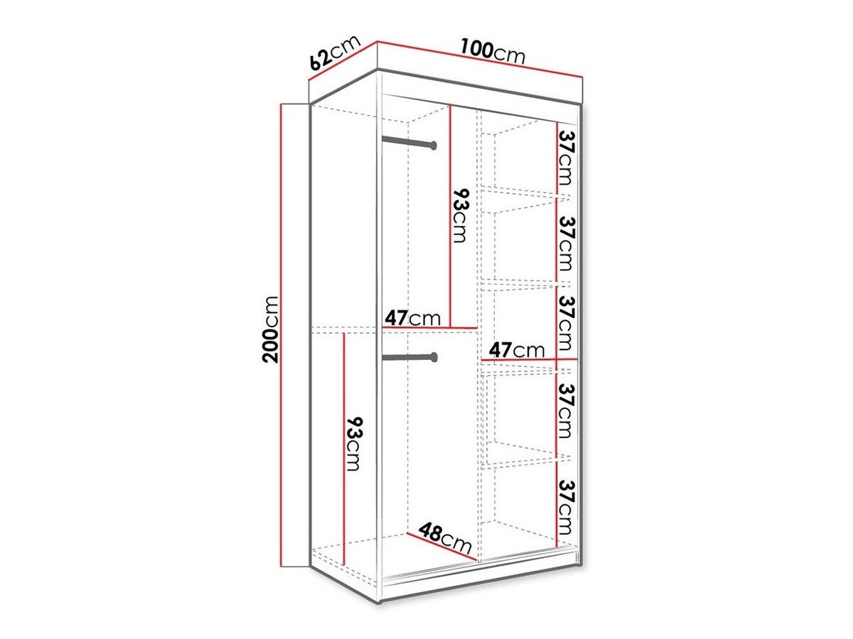 Garderobeskab Hartford 246