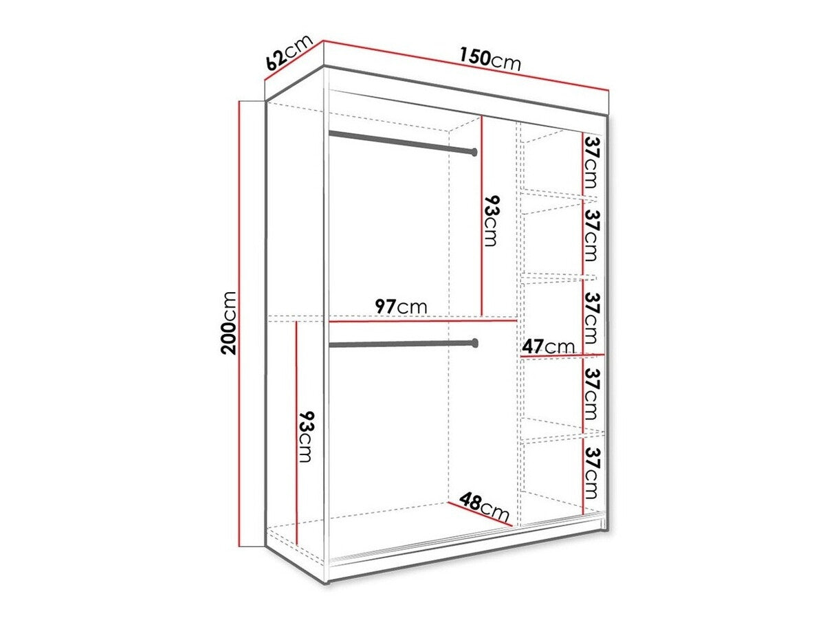 Garderobeskab Hartford 242