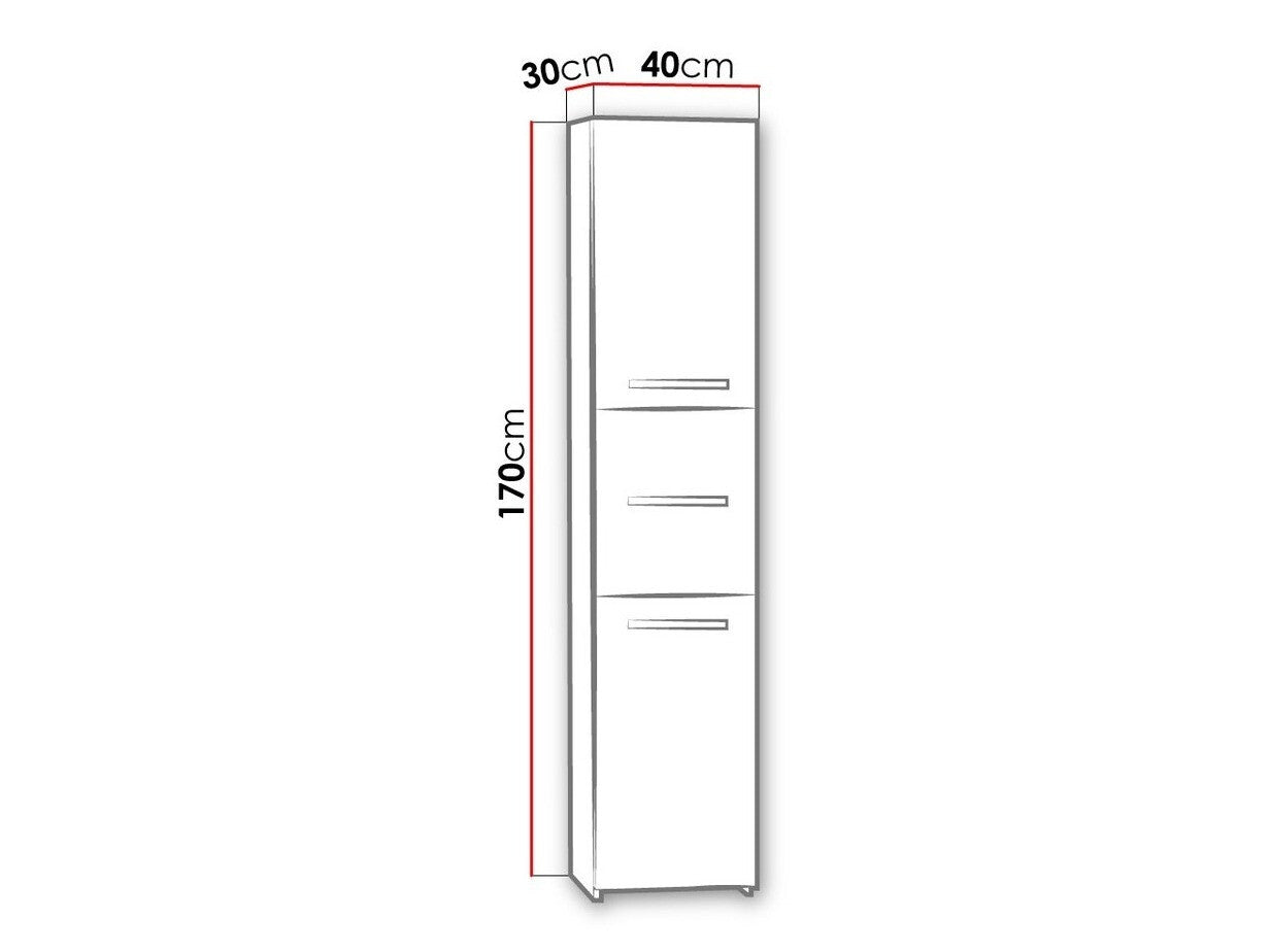 Stående badeværelsesskab Comfivo 188
