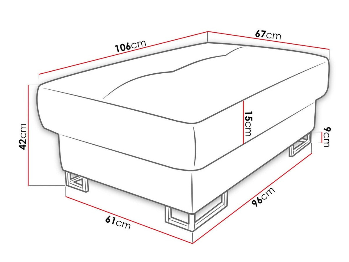 Upholstered bench Comfivo 238