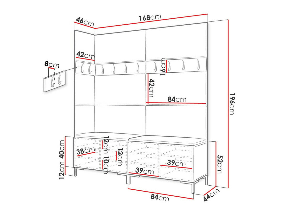 Hallway set Hartford F104
