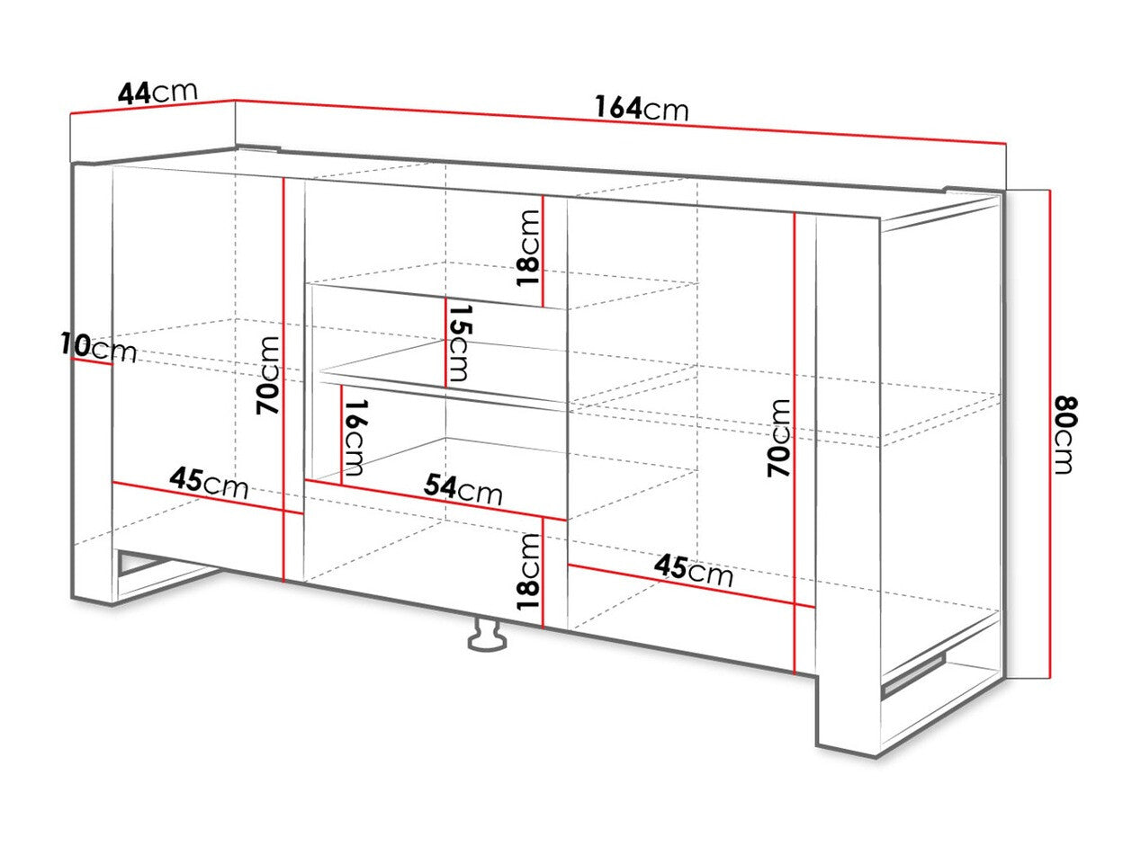 Chest of drawers Charlotte D101