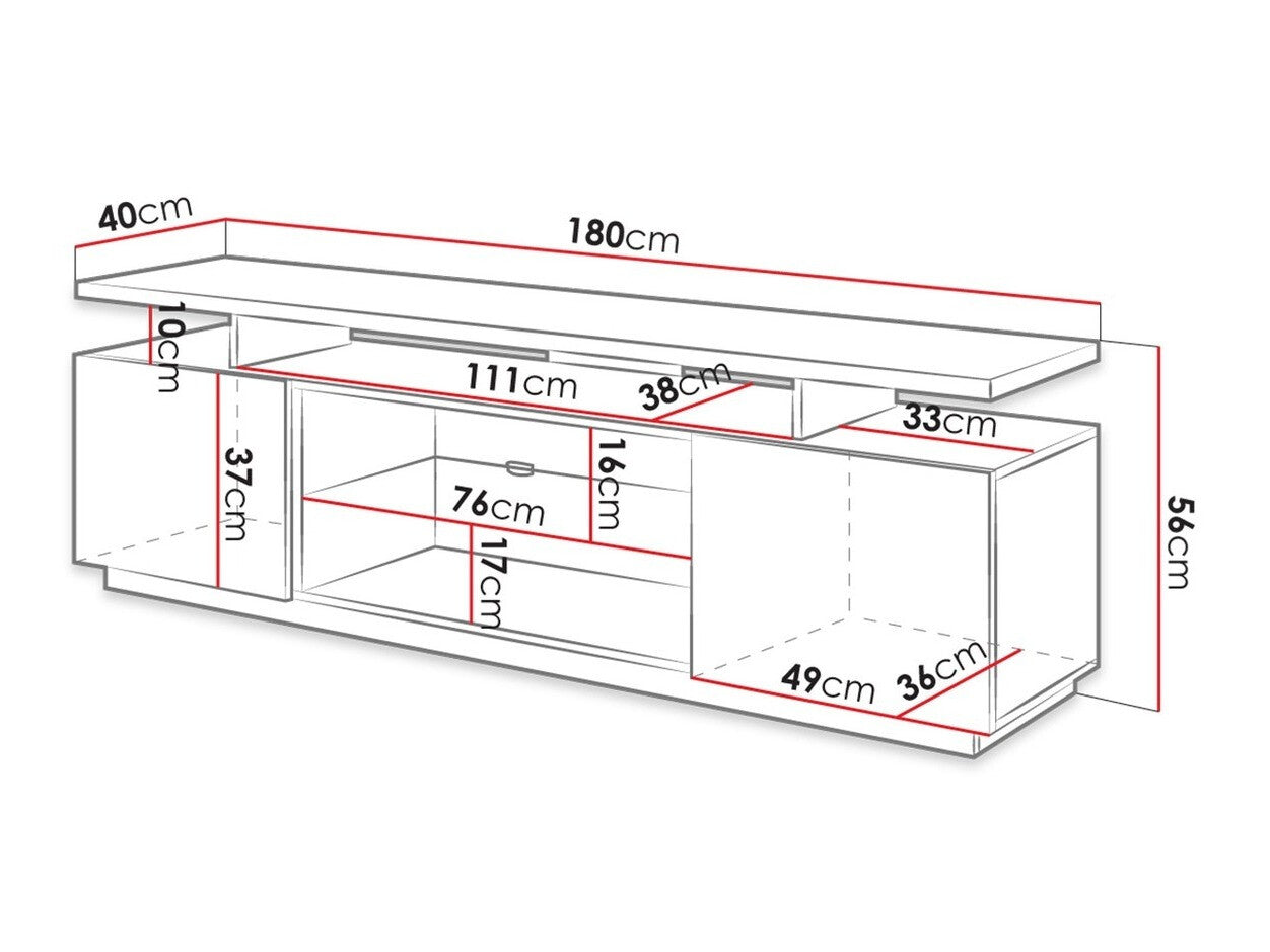 TV-bord Charlotte 138