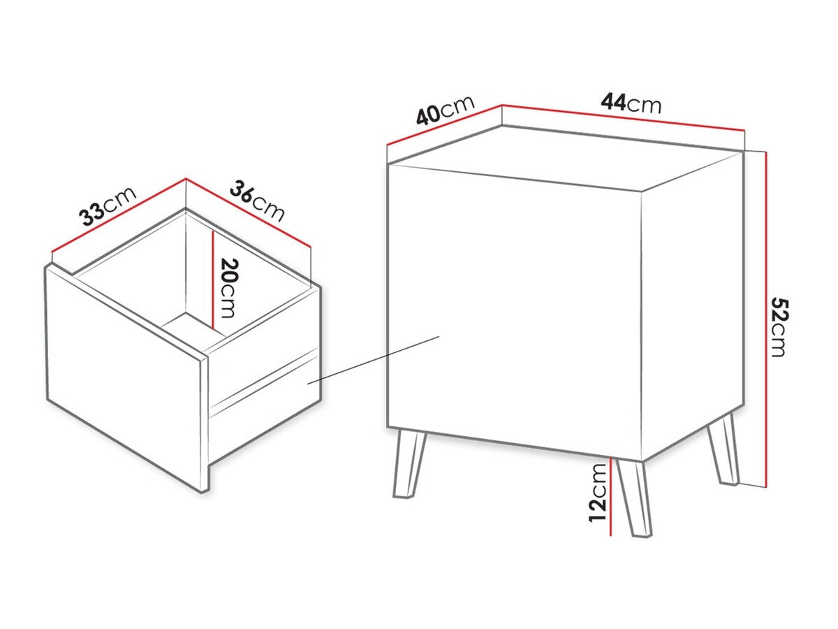 Et sæt natborde Charlotte 141