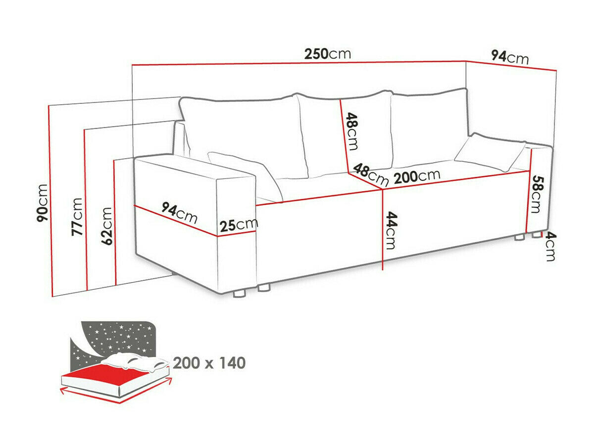 Sovesofa Clovis 104
