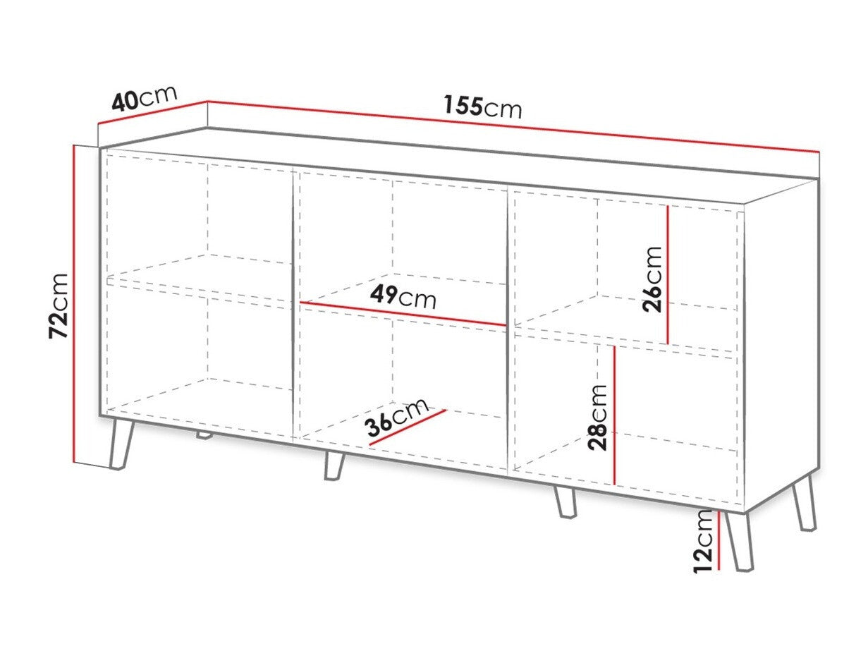 Skænk Charlotte 140