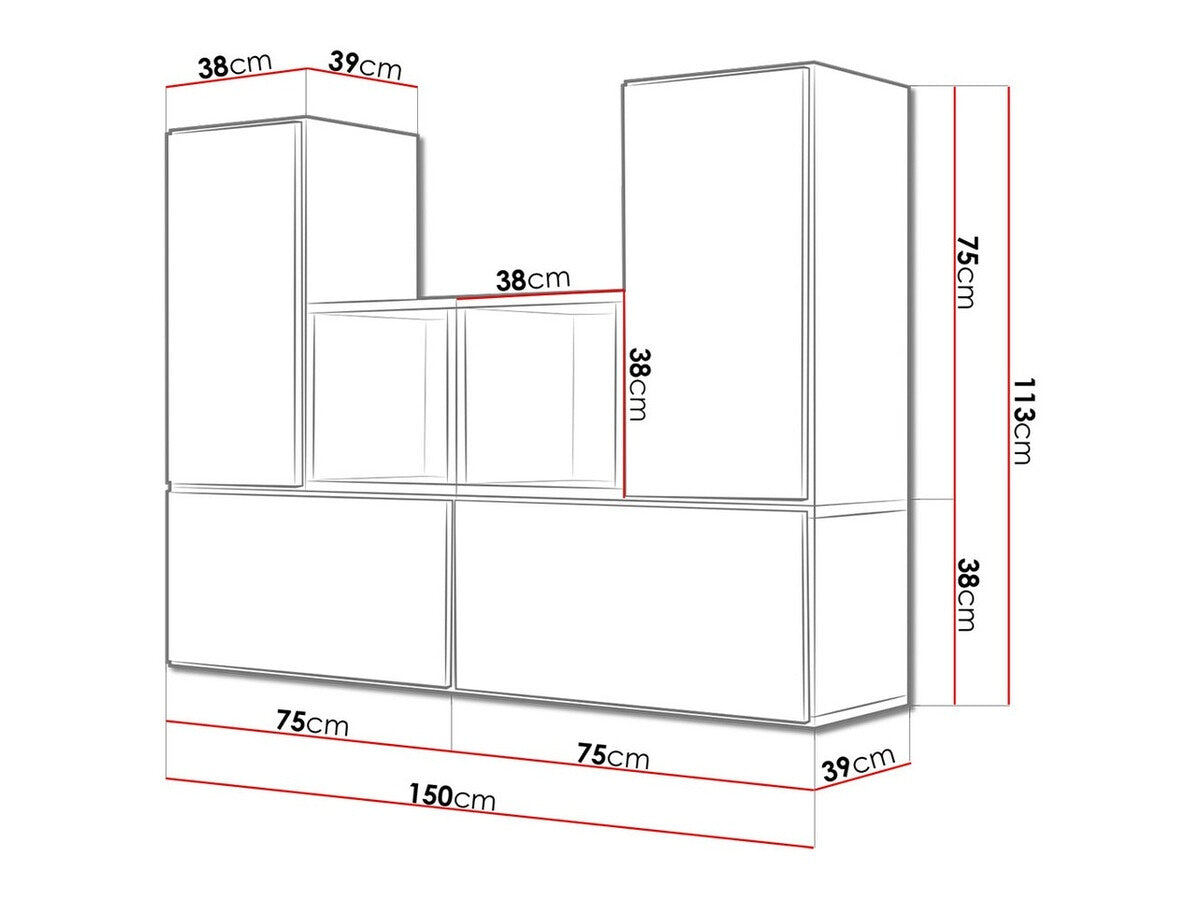 Cabinets set Charlotte C123