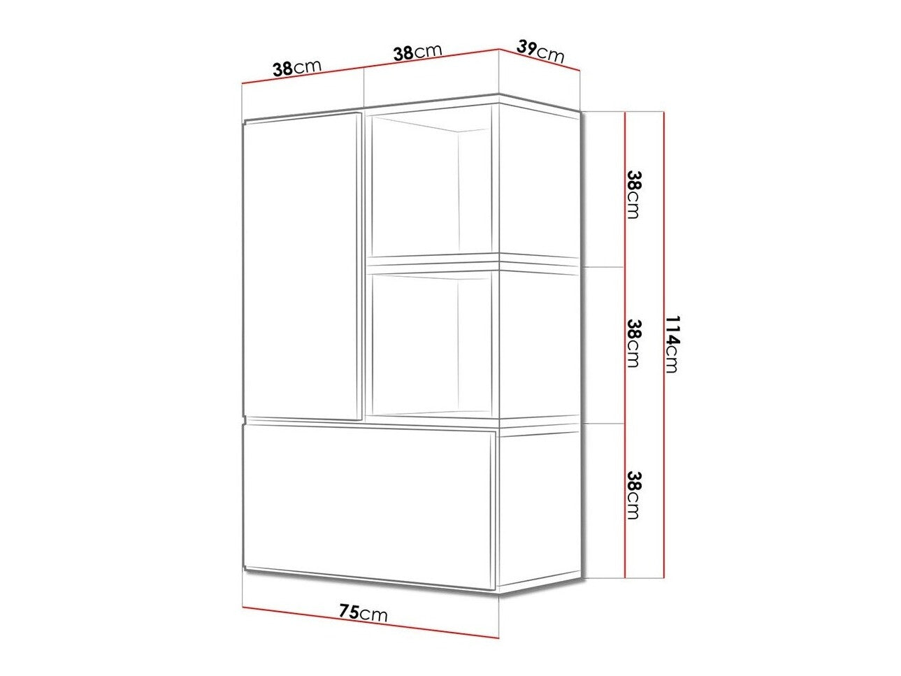 Cabinets set Charlotte C122