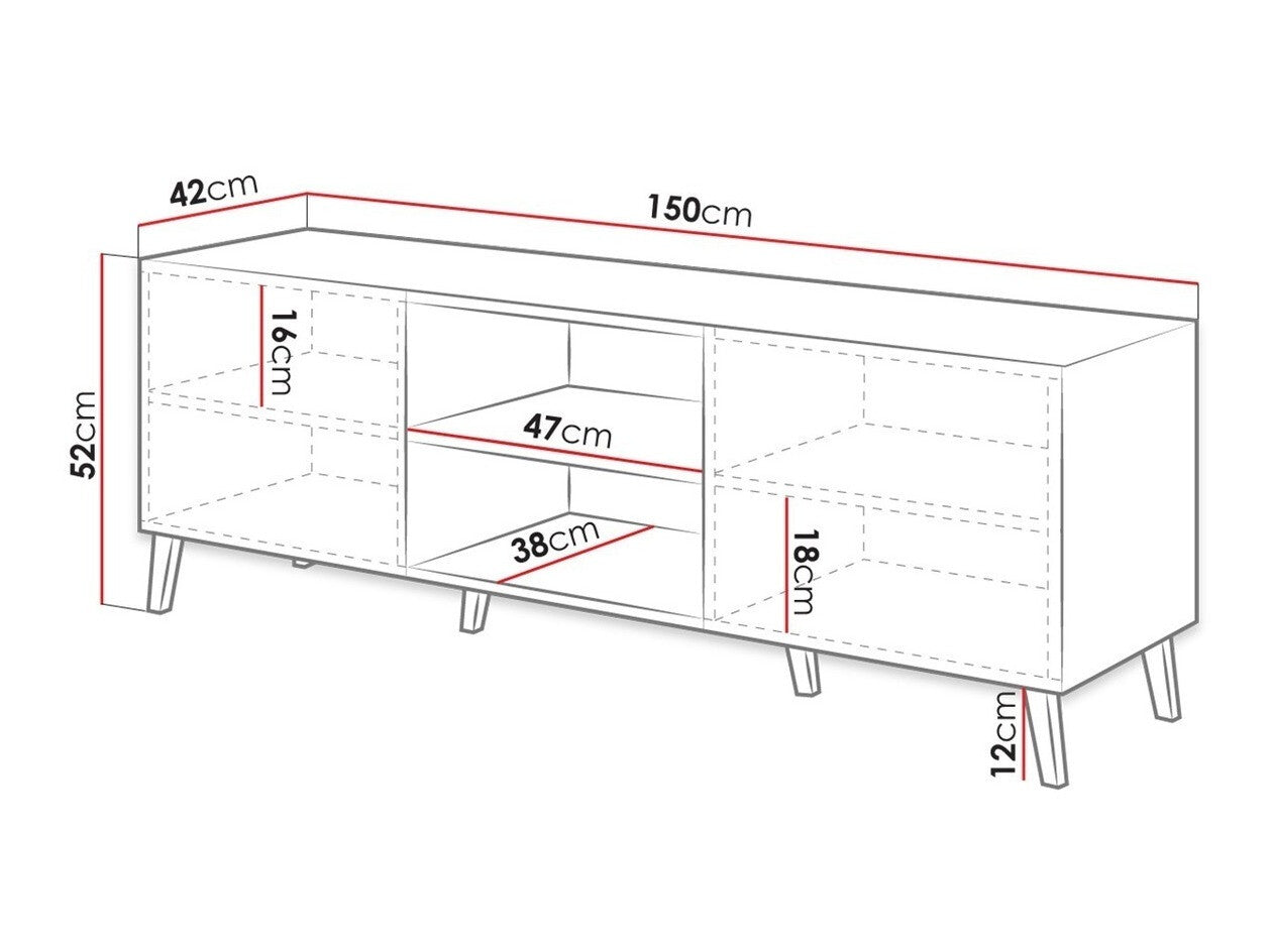 TV-bord Charlotte 144