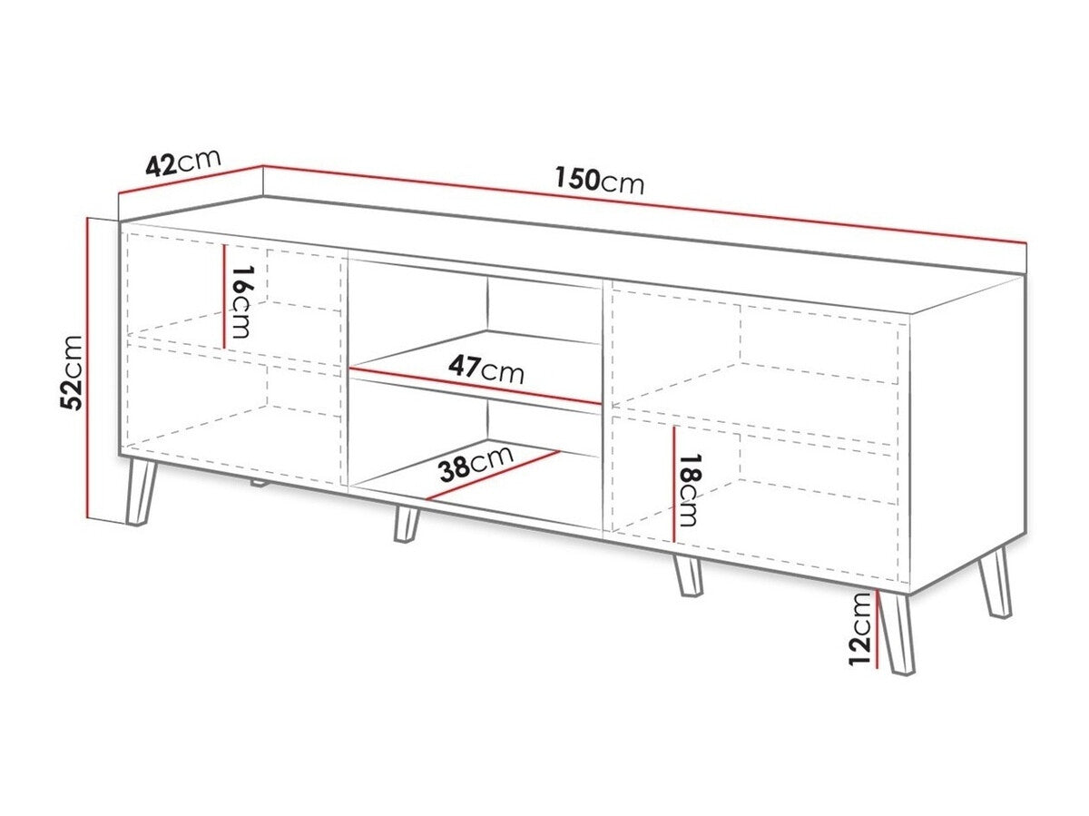 TV-bord Charlotte 144