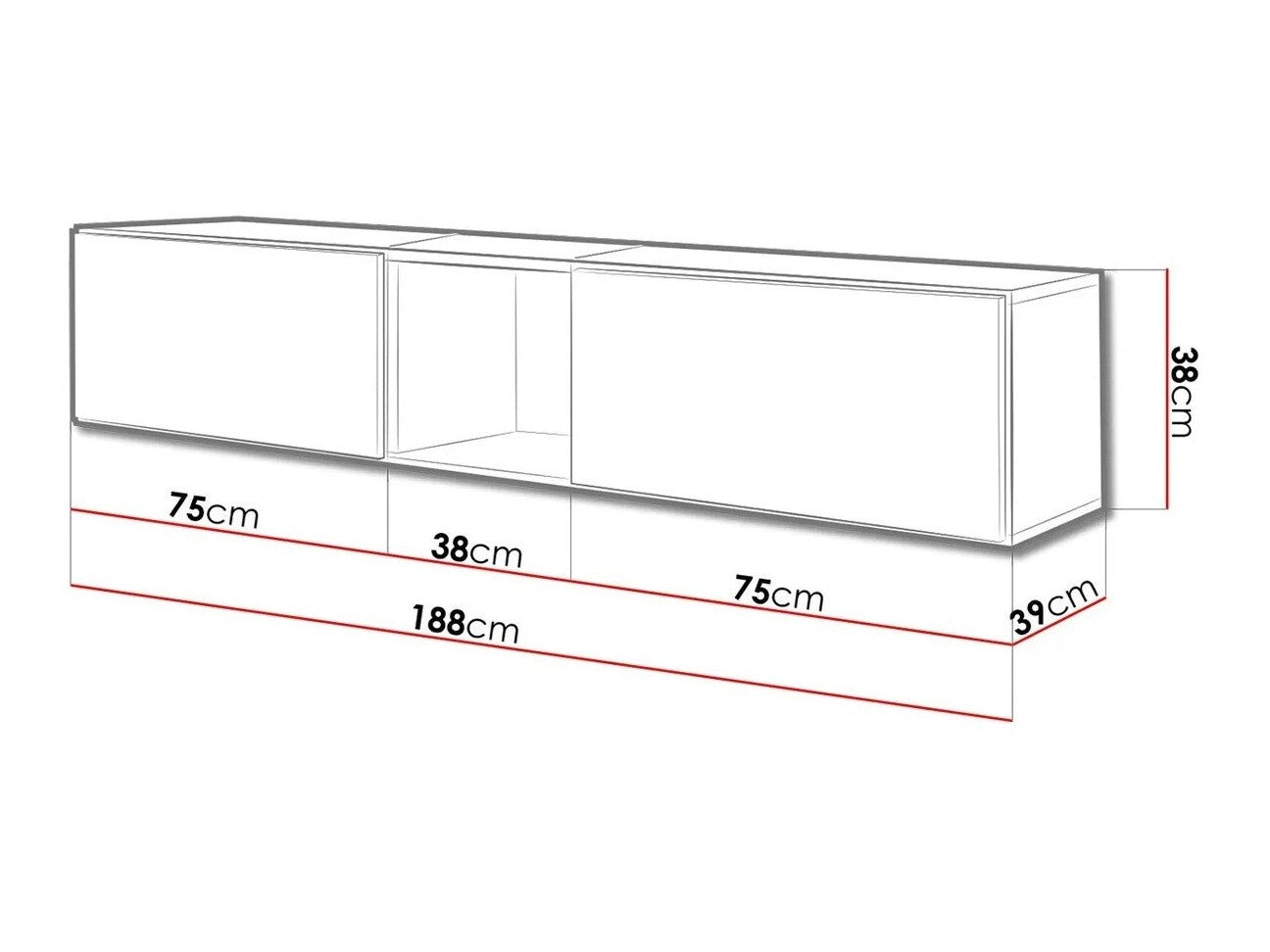 TV stand Charlotte C115