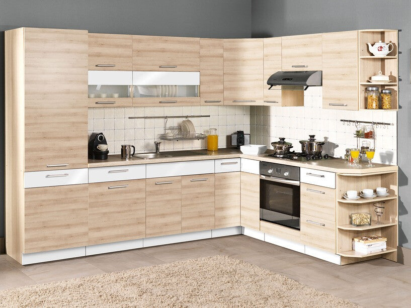 Modulskab med skuffe og låger Mode Beech 109