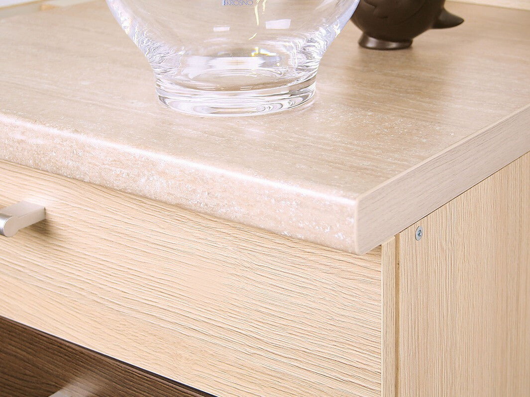 Modulskab med skuffe og låger Mode White 109