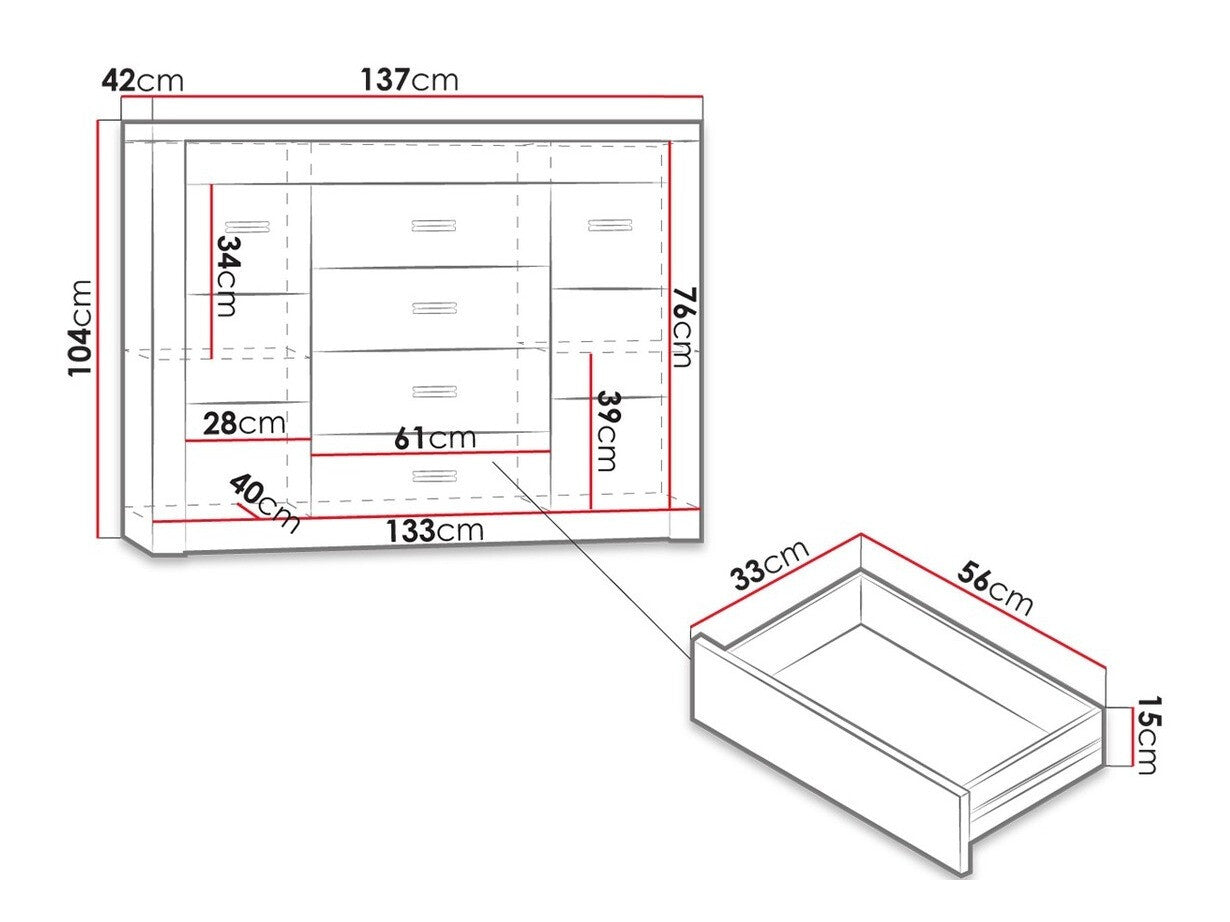 Chest of drawers Stanton C104