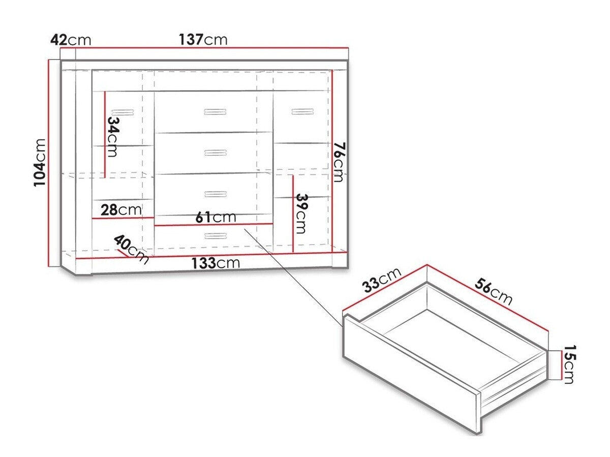 Chest of drawers Stanton C104