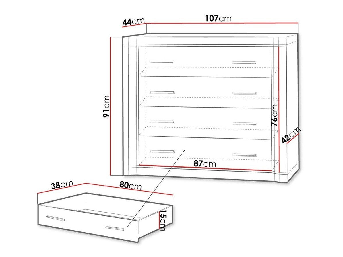 Chest of drawers Stanton D101