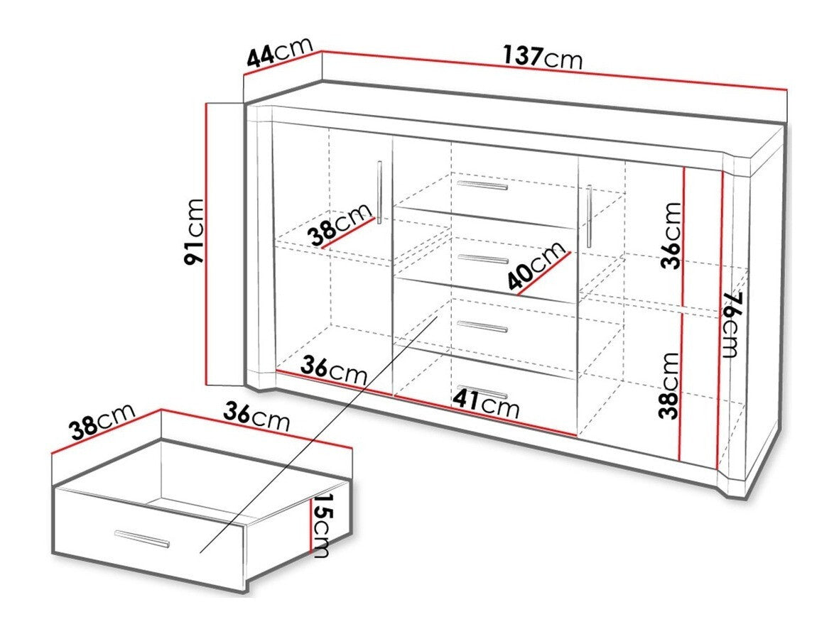 Chest of drawers Stanton D104