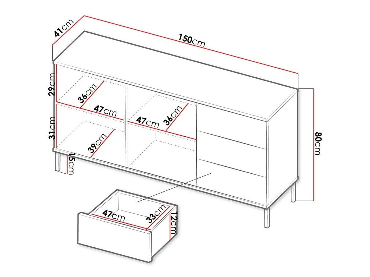 Chest of drawers Providence L104