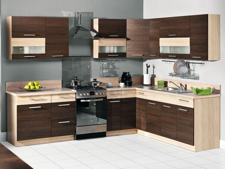 Modulskab med skuffe og låger Mode Dark 112