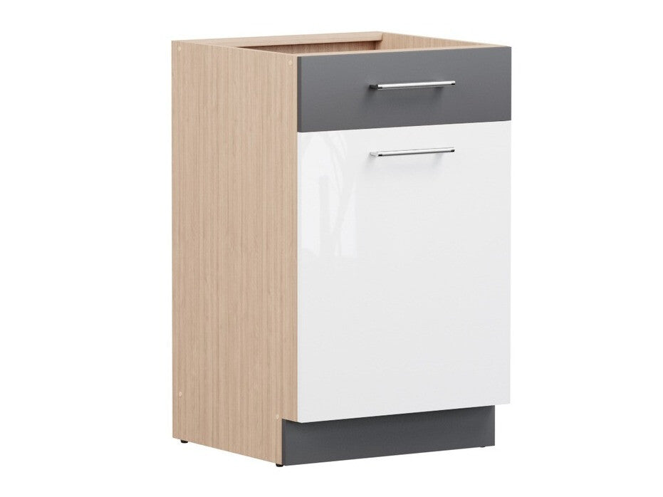 Modulskab med skuffe og låger Mode White 112