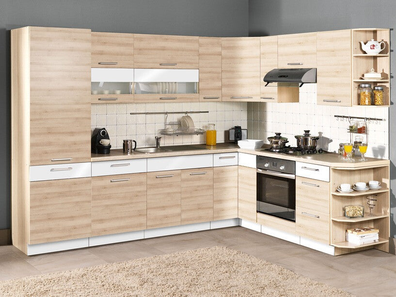 Modulskab med skuffe og låger Mode Beech 113